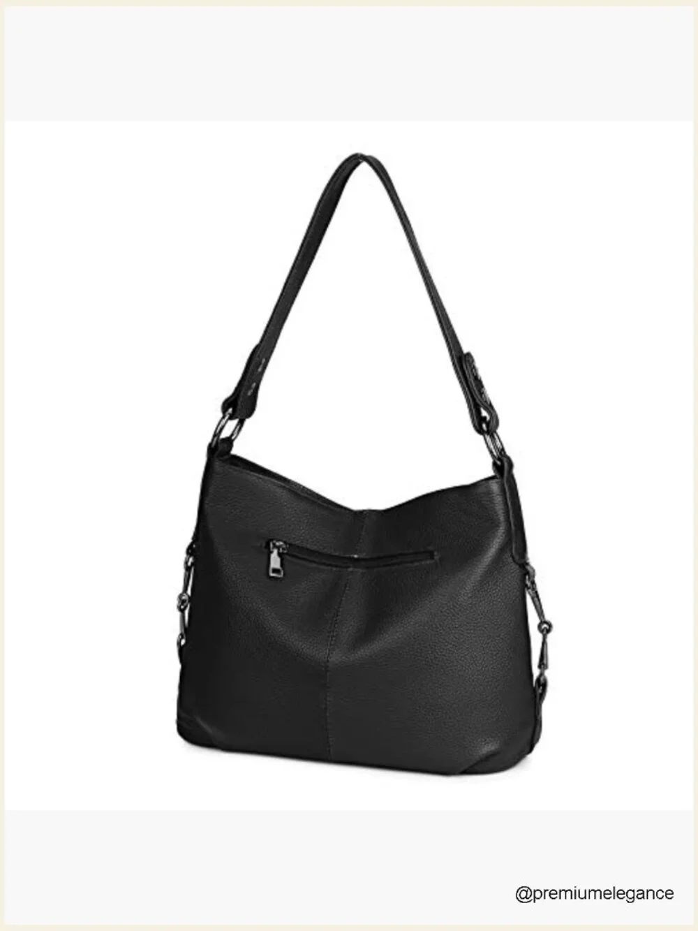 Genuine Leather Hobo Bag Crossbody Shoulder Purse